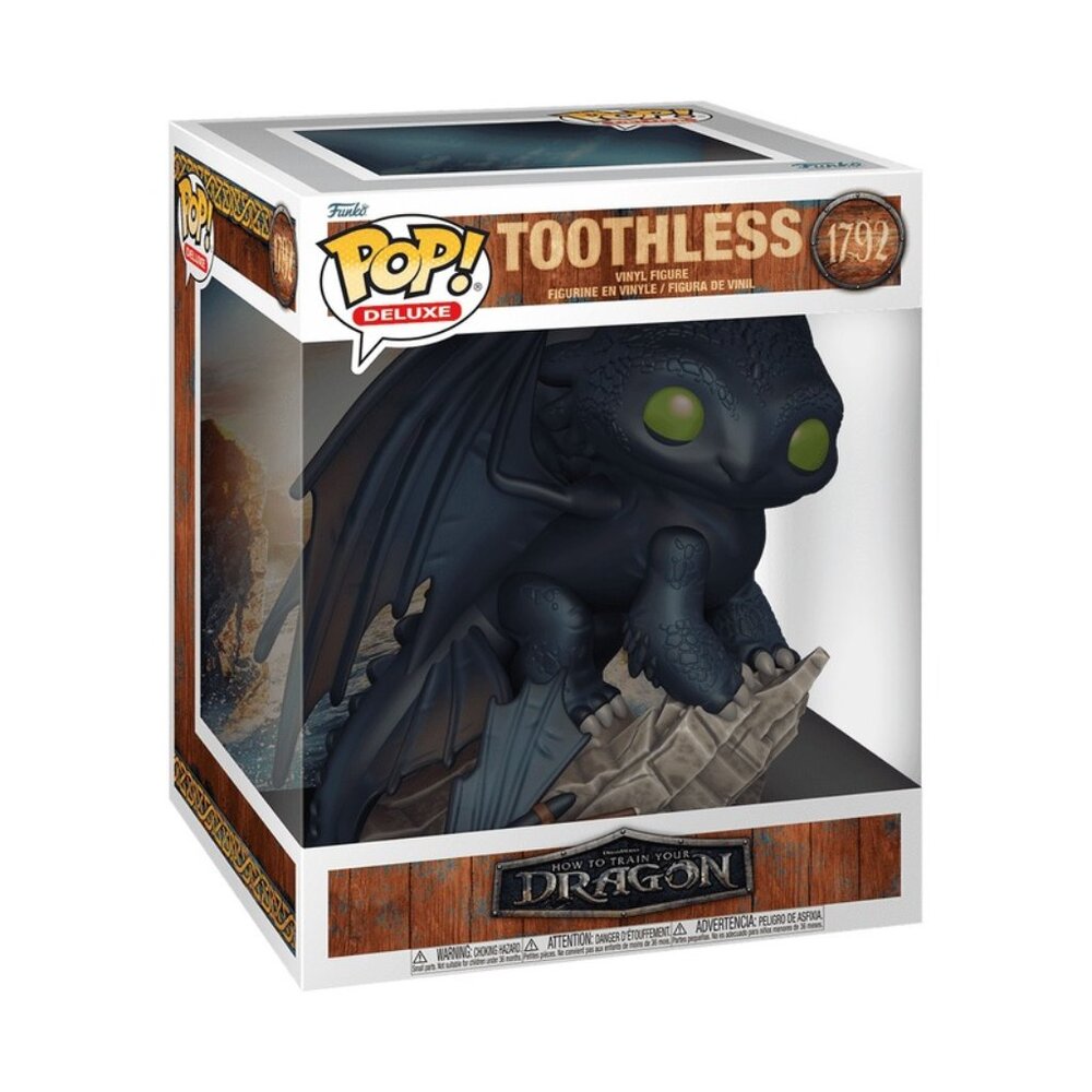 Funko POP! Deluxe How To Train Your Dragon Toothless Live Action Figure #1792!